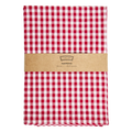 4PK GINGHAM NAPKINS - RED