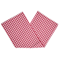 4PK GINGHAM NAPKINS - RED