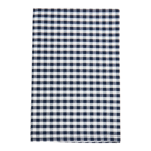4pk Gingham Napkins - Navy
