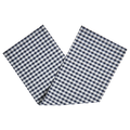 4PK GINGHAM NAPKINS - NAVY