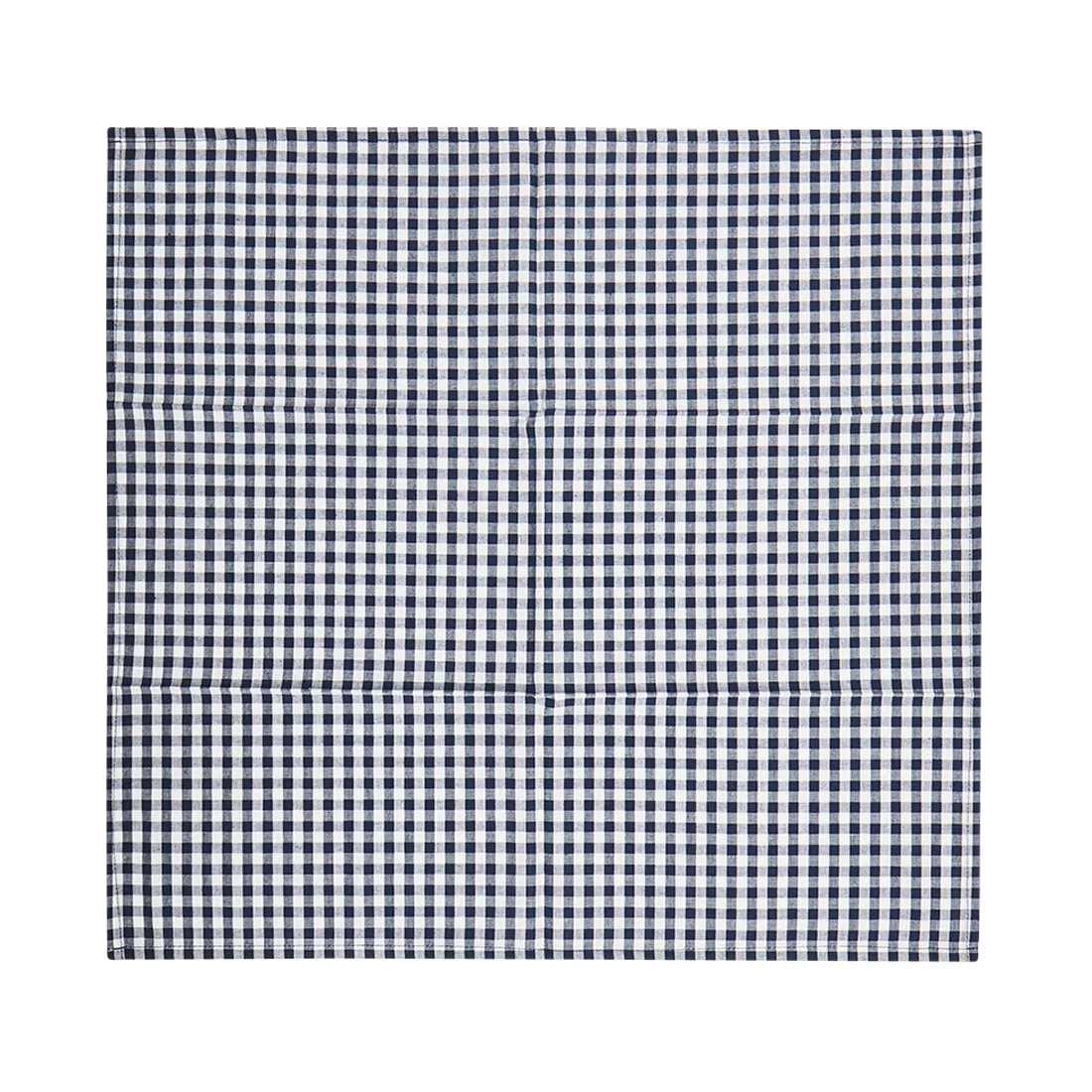4PK GINGHAM NAPKINS - NAVY