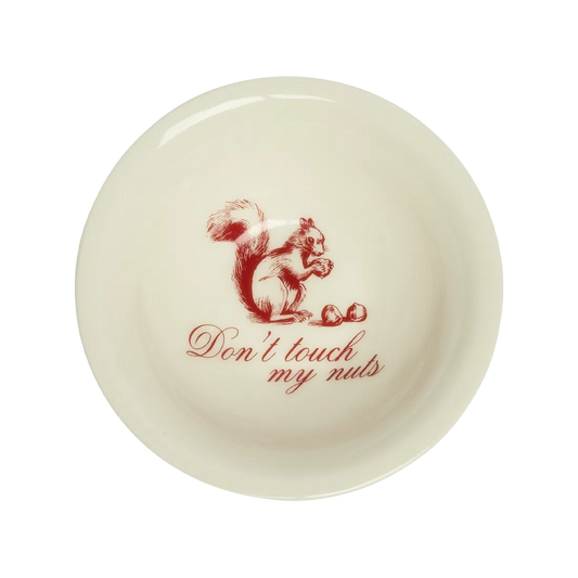 PLEASANTRIES - DON'T TOUCH MY NUTS BOWL (4.5")