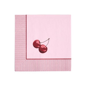 COCKTAIL NAPKIN - CHERRY (20)