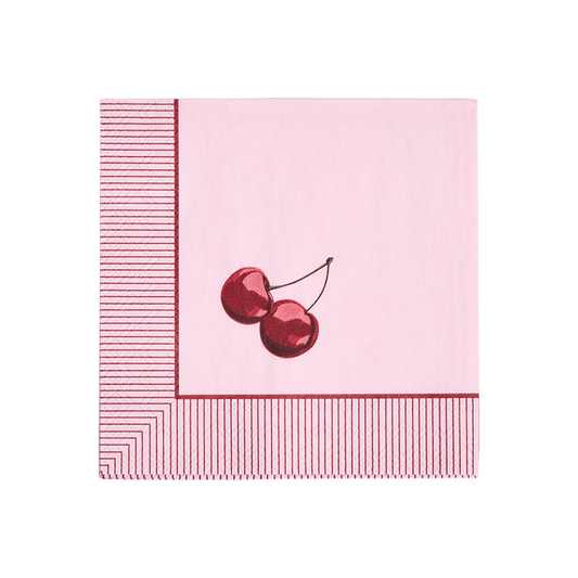 Cocktail Napkin - Cherry (20)