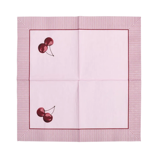 COCKTAIL NAPKIN - CHERRY (20)