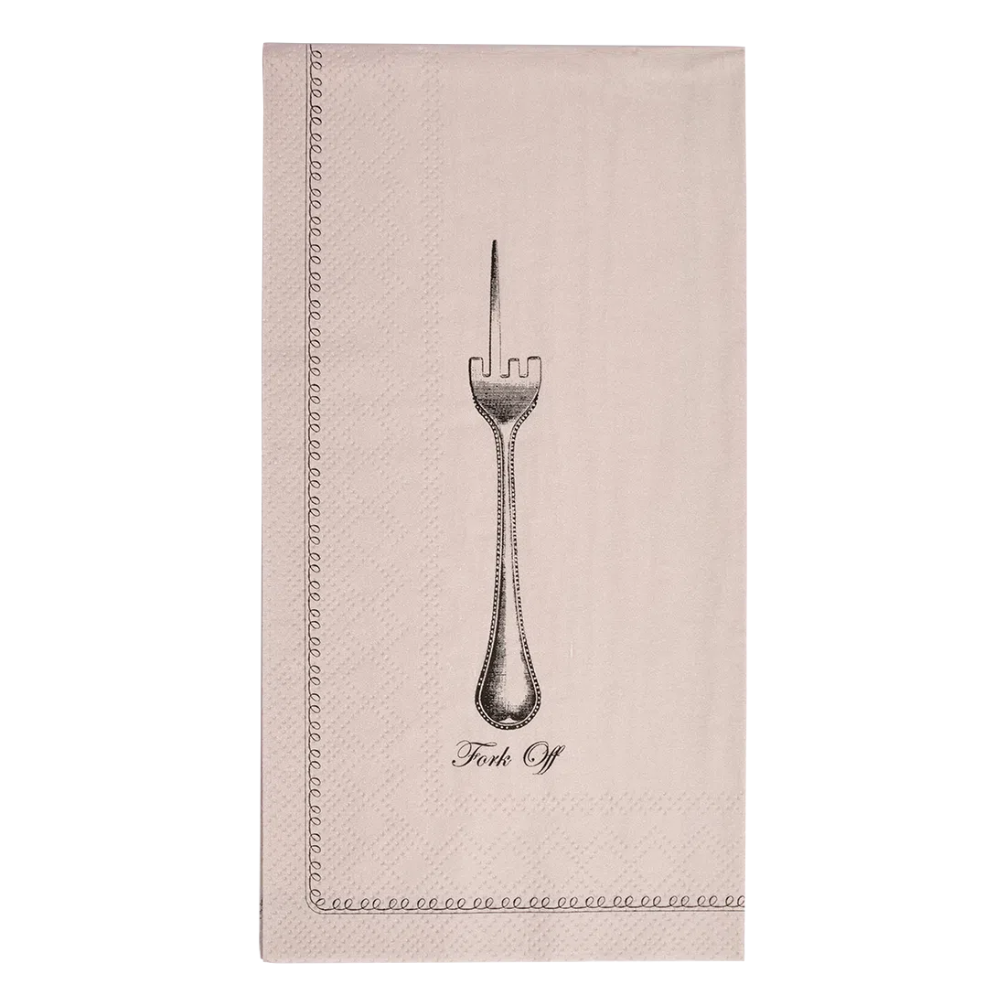 GUEST NAPKIN - FORK OFF (16)