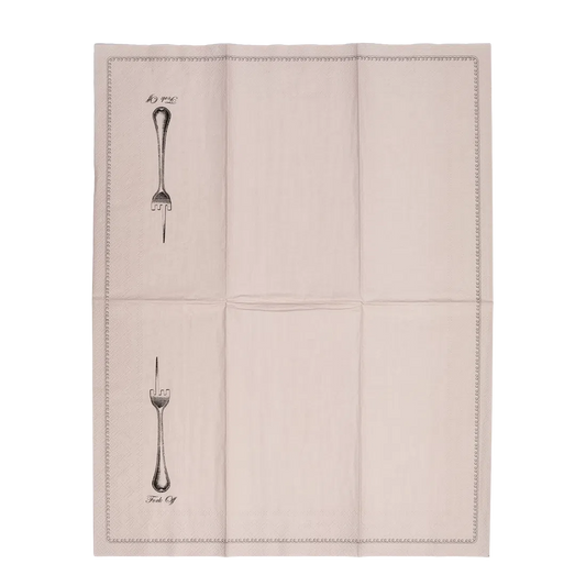 GUEST NAPKIN - FORK OFF (16)