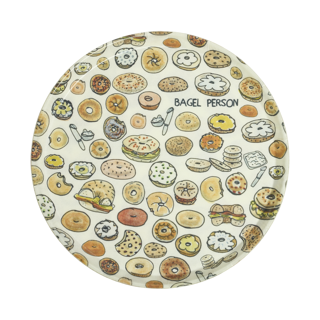 CAMTRAY - 14" ROUND BAGEL PERSON