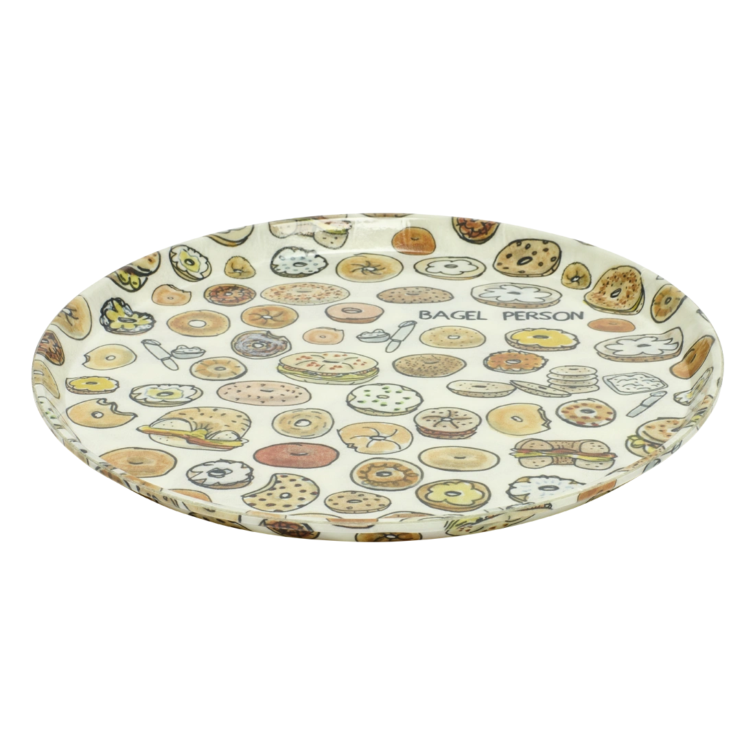 CAMTRAY - ROUND BAGEL PERSON (14" )