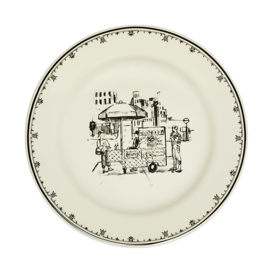 NYC Toile - Cart Plate 8.25in
