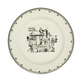 NYC TOILE - CART PLATE (8.25")