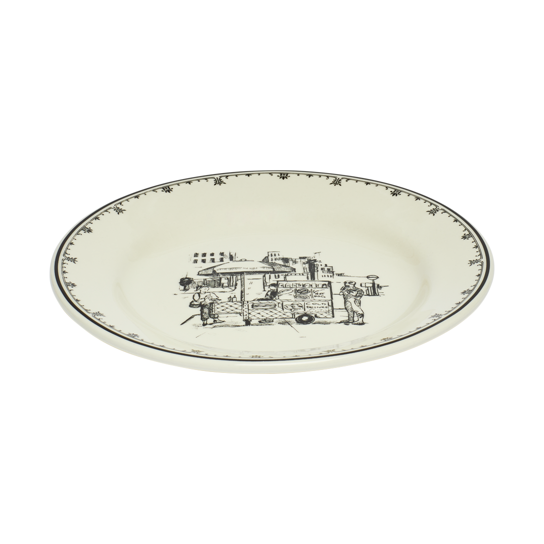 NYC Toile - Cart Plate 8.25in