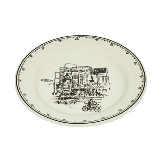 NYC TOILE - TIME SQ PLATE (8.25")