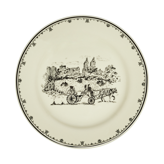 NYC Toile - Central Park Plate 8.25in