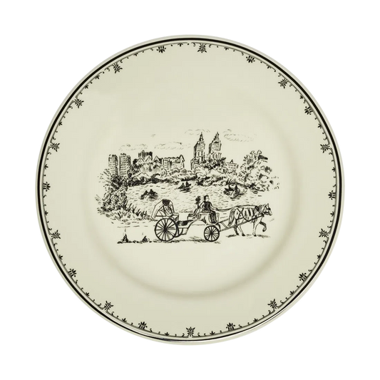 NYC TOILE - CENTRAL PARK PLATE (8.25")