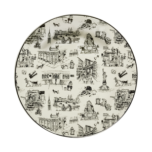 NYC Toile - Dinner Plate 10.25in