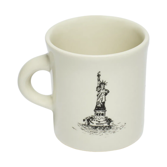 NYC TOILE - LIBERTY DOG MUG (8.75OZ)