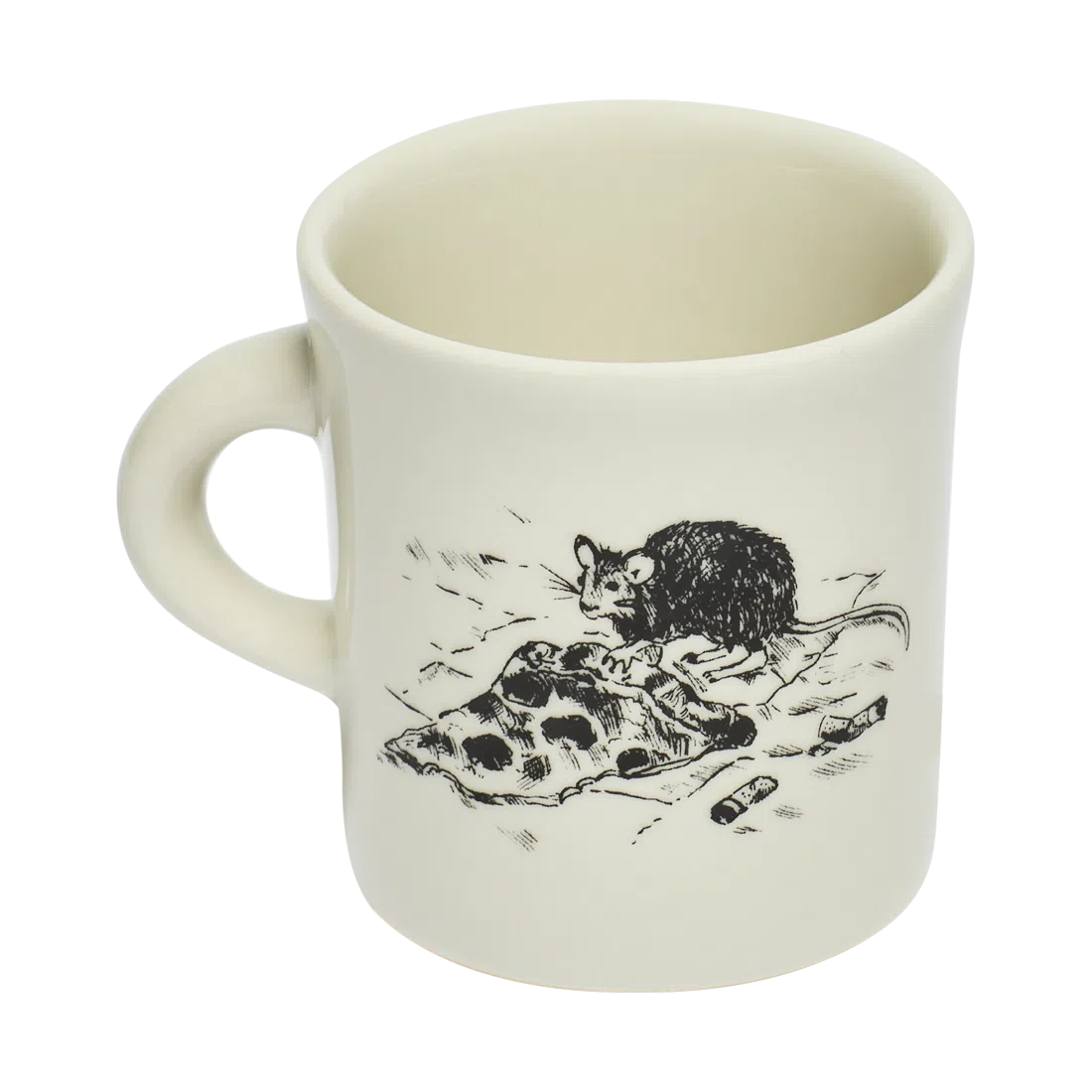 NYC TOILE - PIZZA RAT MUG (8.75OZ)