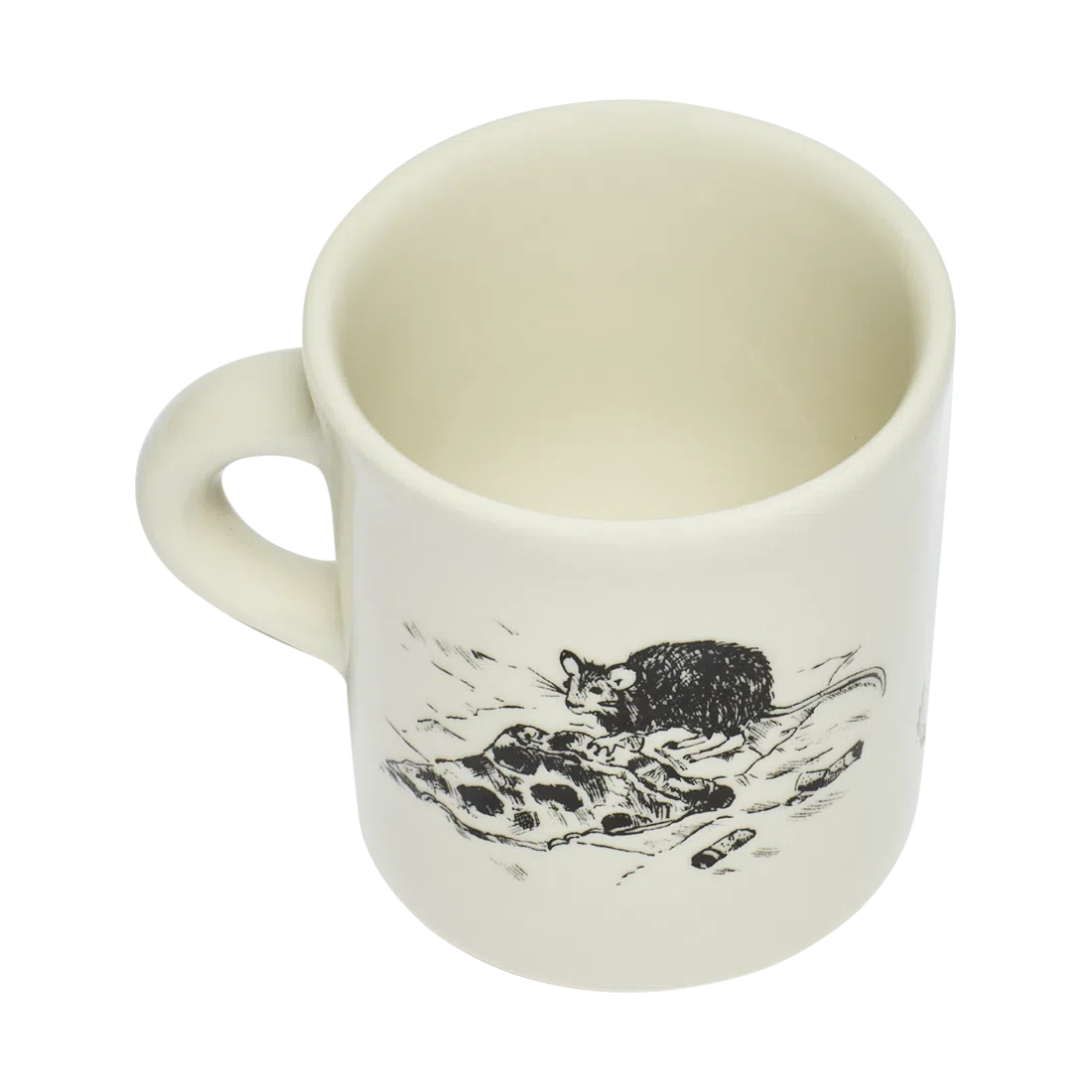 NYC TOILE - PIZZA RAT MUG (8.75OZ)