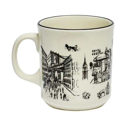 NYC Toile - Jumbo Mug  15oz