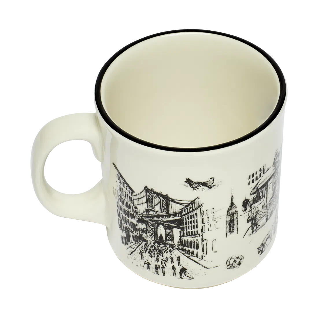 NYC TOILE - JUMBO MUG (15OZ)