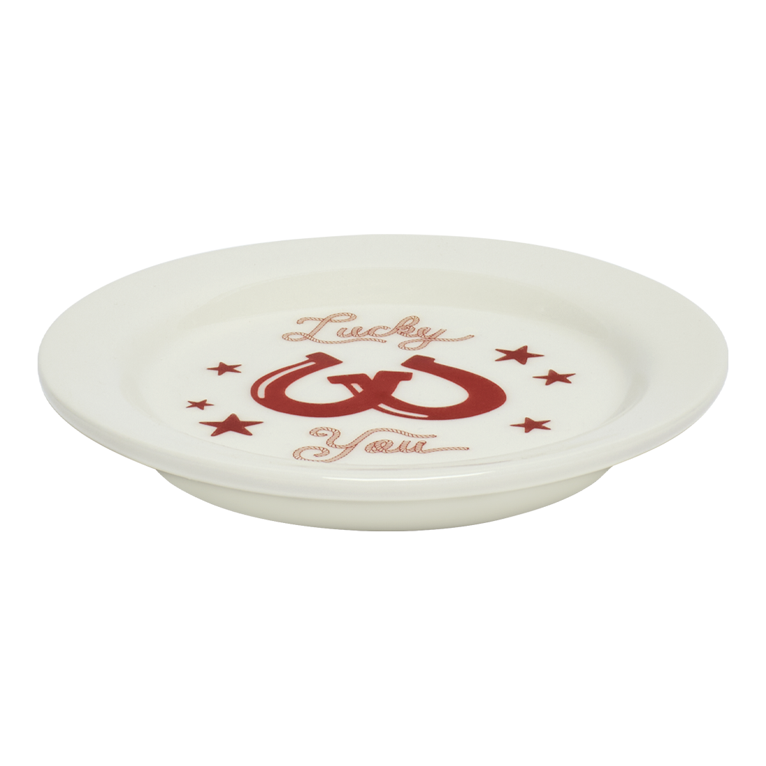 Lucky You Plate 4.25in