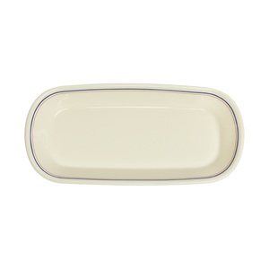 HL RED/BLUEBAND - CELERY DISH (10
