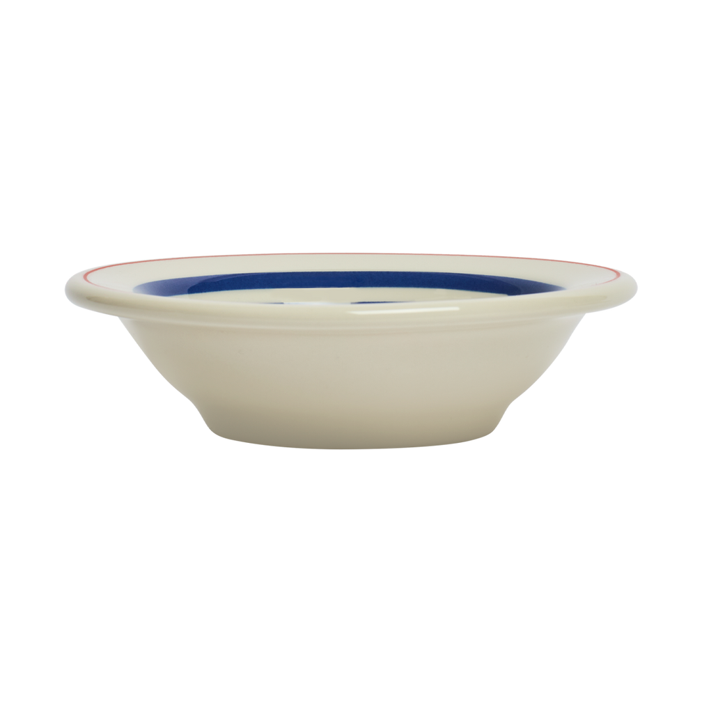 Hl Red Blueband Fruit Bowl designed for serving fruit or snacks, great for casual dining and everyday meals