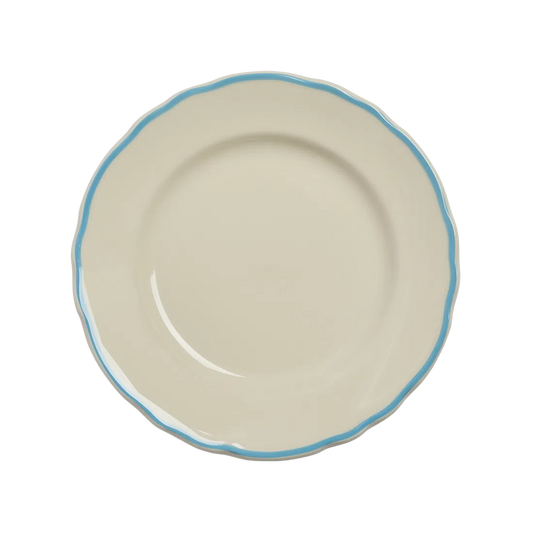 SKYBLUE SCALLOP - APP PLATE (7.25")