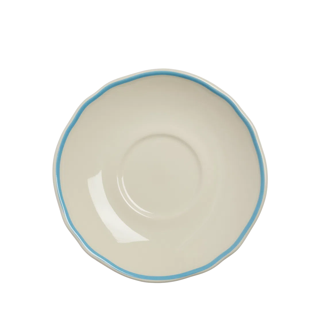 SKYBLUE SCALLOP - SAUCER (5.62")