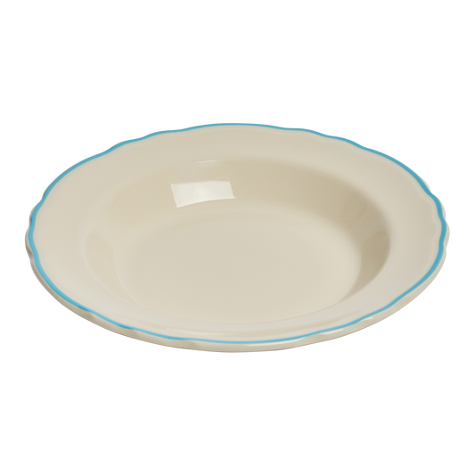 Wine Scallop Soup Bowl crafted from durable ceramic, perfect for both everyday use and entertaining