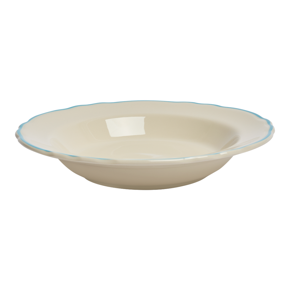 Wine Scallop Soup Bowl crafted from durable ceramic, a reliable choice for daily meals