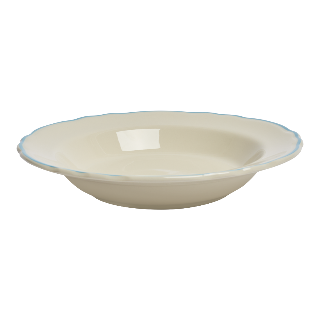 Wine Scallop Soup Bowl crafted from durable ceramic, a reliable choice for daily meals