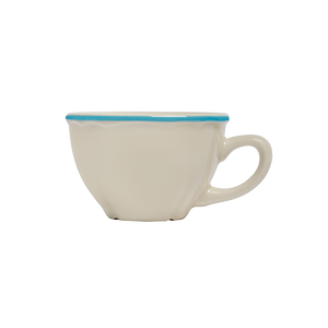 SKYBLUE SCALLOP - TEA CUP (7.25OZ)
