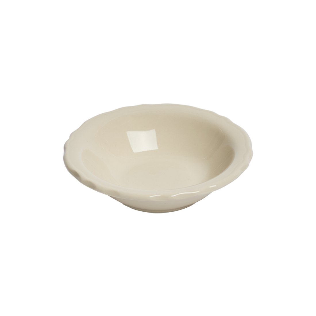 Diner Whites Scallop Fruit Bowl designed for serving fruit or snacks, ideal for everyday use