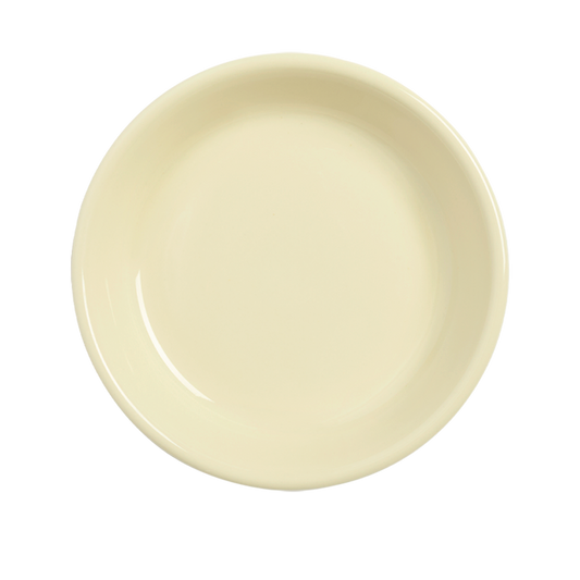 Wide shallow ceramic soup bowl, classic white diner bowl for serving meals