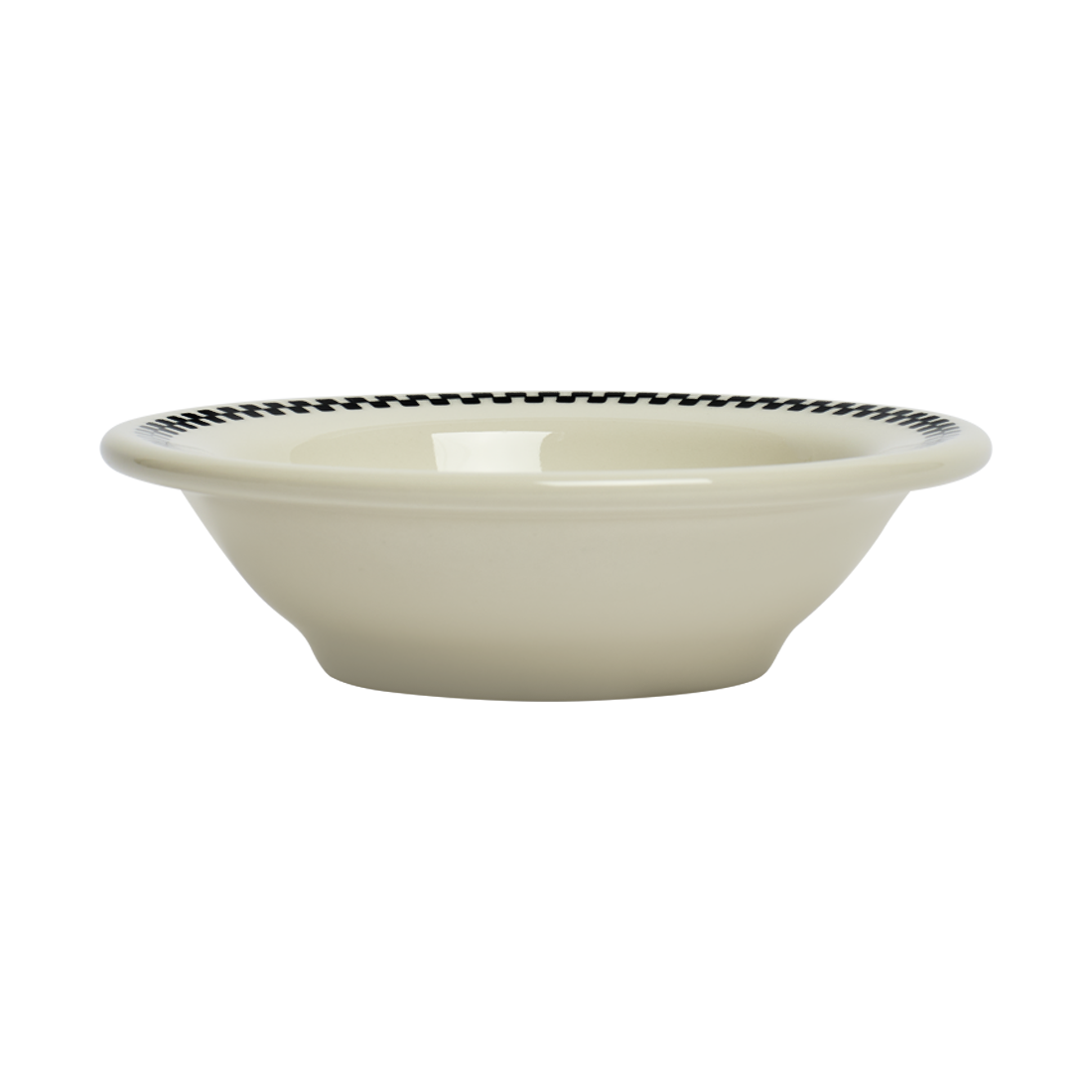 Checkerboard Fruit Bowl with black and white checkerboard pattern, perfect for both everyday use and entertaining