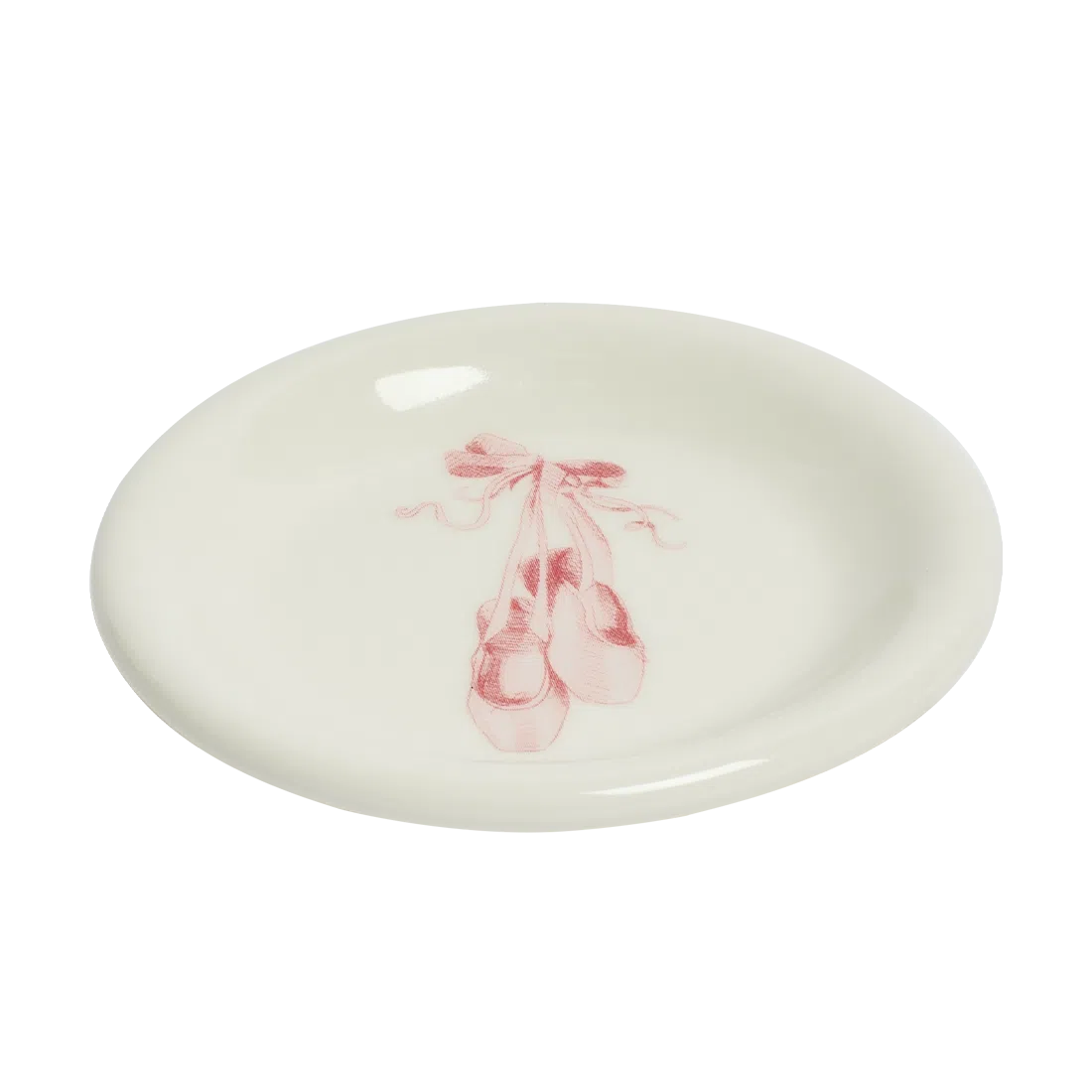 BALLET SLIPPERS MINI PLATE (3.5")