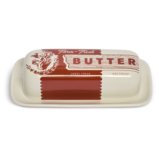 COW BUTTER DISH (7.8")