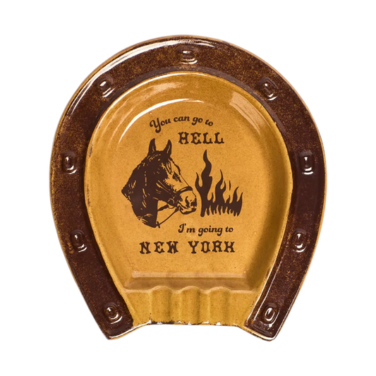 GO TO HELL ASHTRAY (5.5"x5.75")