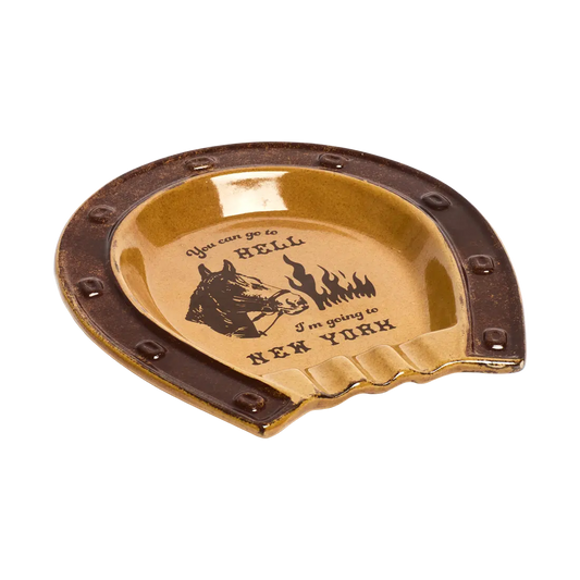 GO TO HELL ASHTRAY (5.5"x5.75")