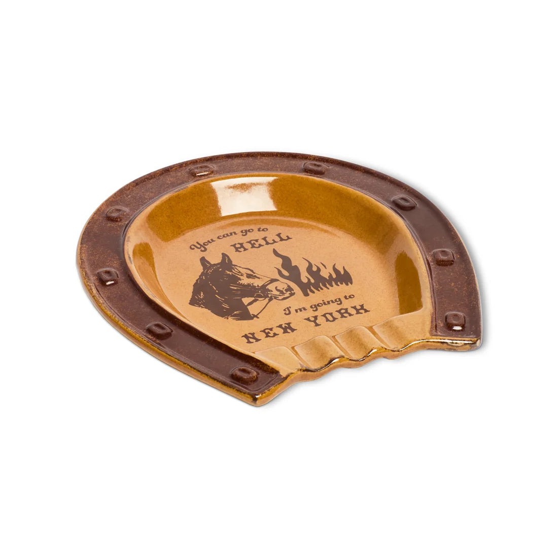 GO TO HELL ASHTRAY (5.5"x5.75")