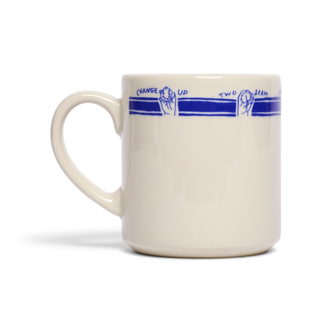 BASEBALL PITCHES MUG (10OZ)