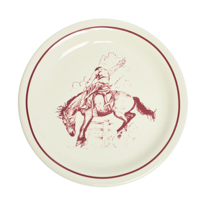 BUCKING BRONCO PLATE (9.25