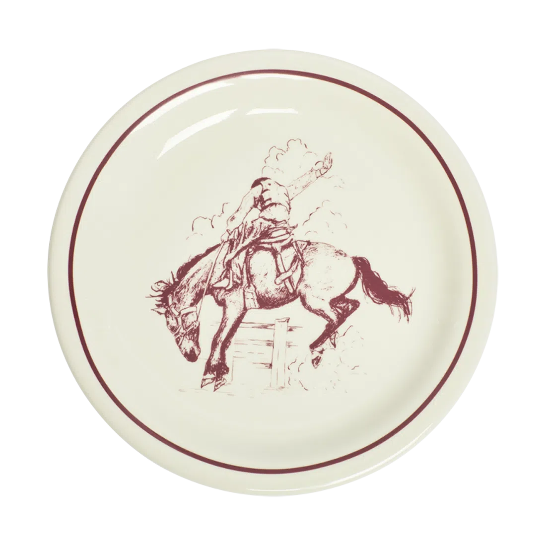 BUCKING BRONCO PLATE (9.25")