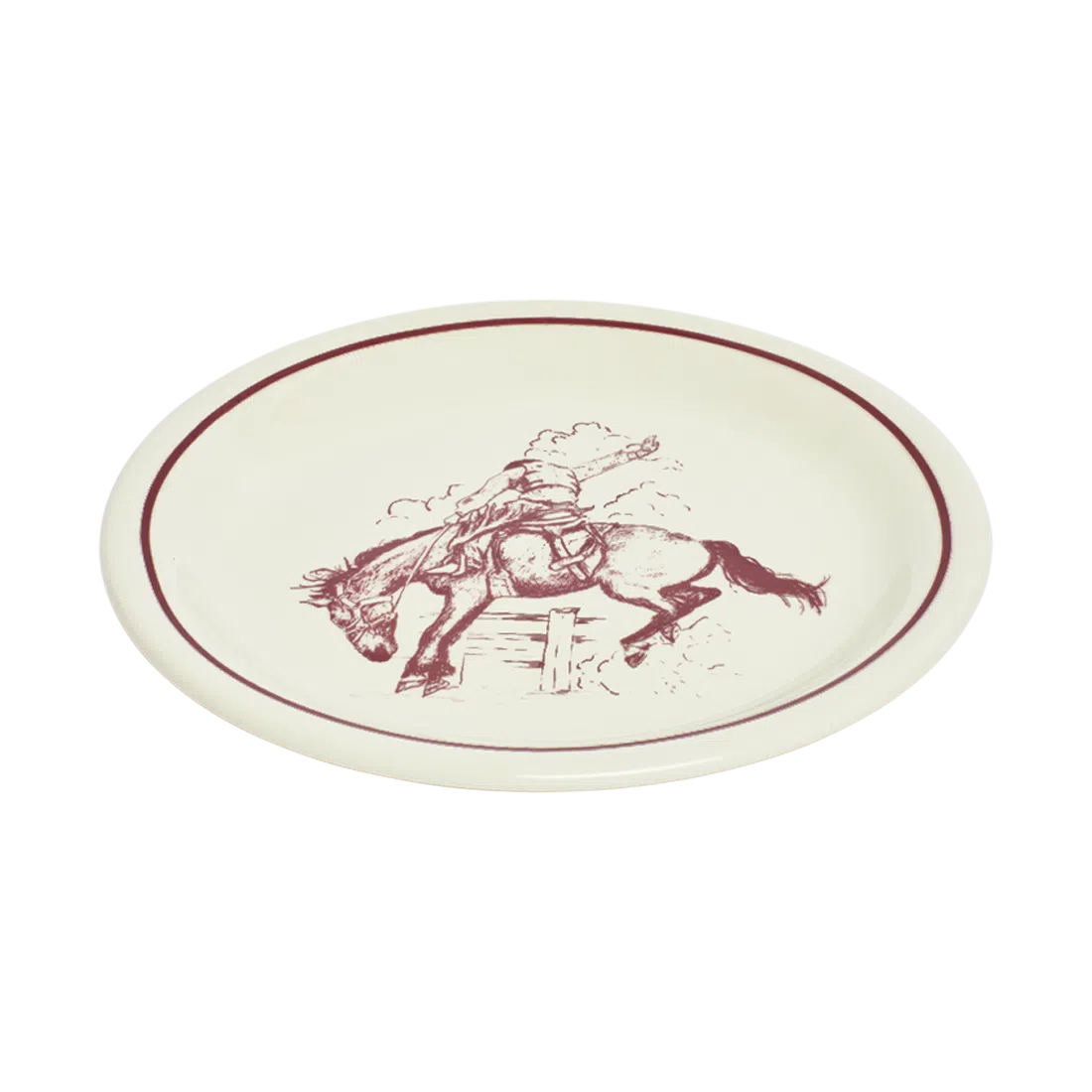 BUCKING BRONCO PLATE (9.25")