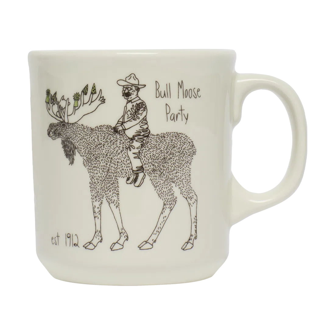 TEDDY ROOSEVELT - BULL MOOSE MUG (15OZ)
