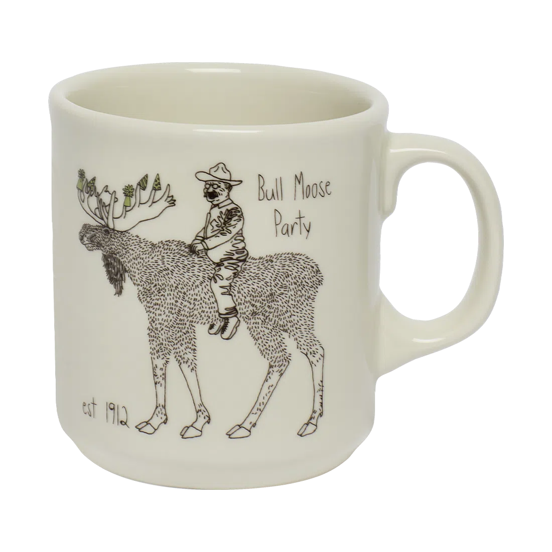 TEDDY ROOSEVELT - BULL MOOSE MUG (15OZ)