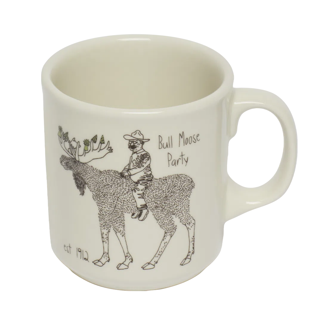 TEDDY ROOSEVELT - BULL MOOSE MUG (15OZ)