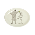 TEDDY ROOSEVELT - TEDDY & BEAR PLATE (8")